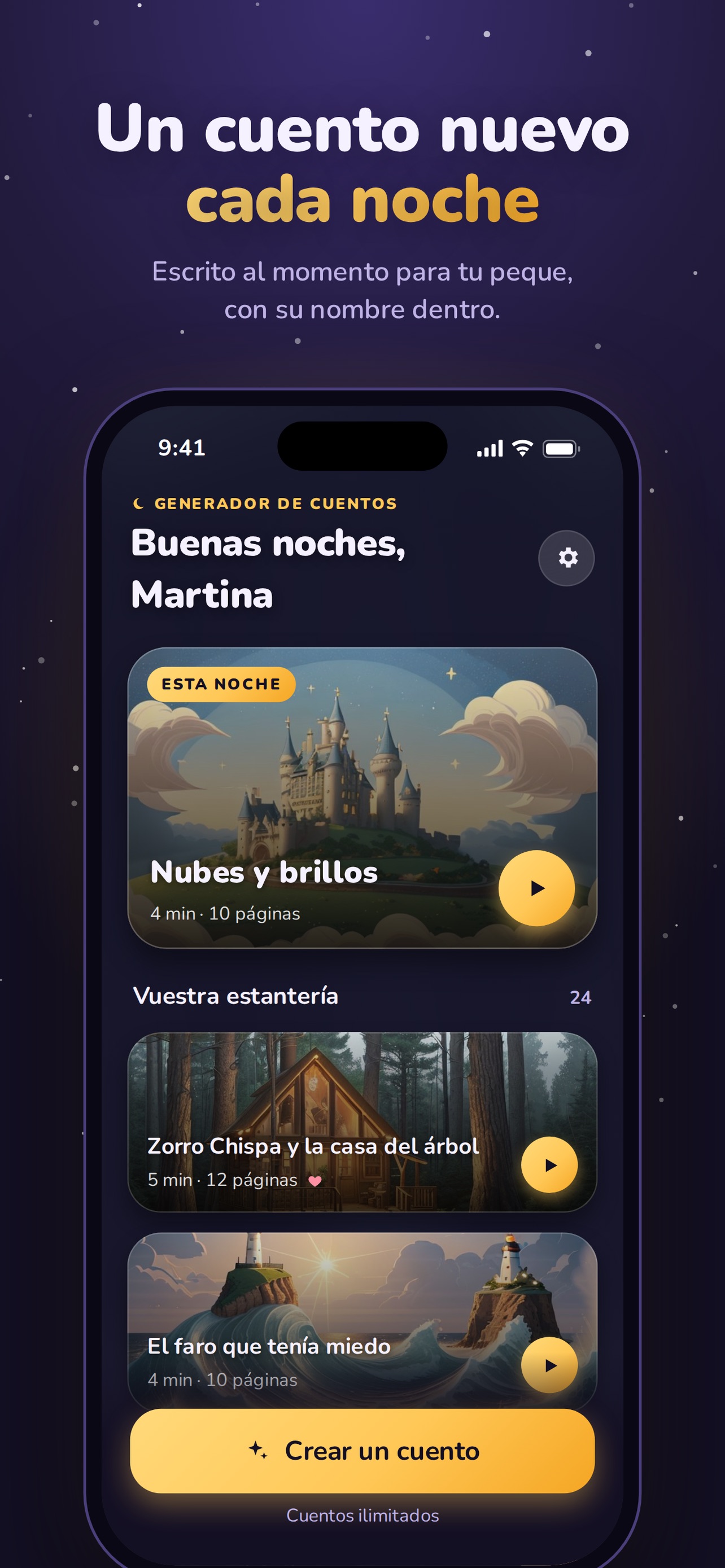 Screenshot 1 of Generador de Cuentos