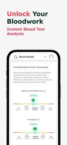 Blood Test Tracker Blood Buddy Screenshot 2 of 8