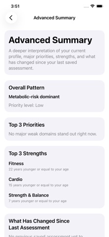 Healthspan Tracker screenshot