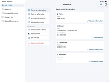 Oxford Utilities iPad screenshot