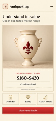 AntiqueSnap: Value Antiques Screenshot 2 of 5