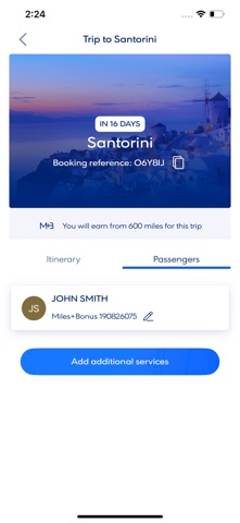 Aegean Airlines screenshot