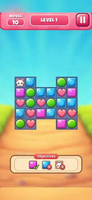 Cute Candy Puzzle screenshot 3