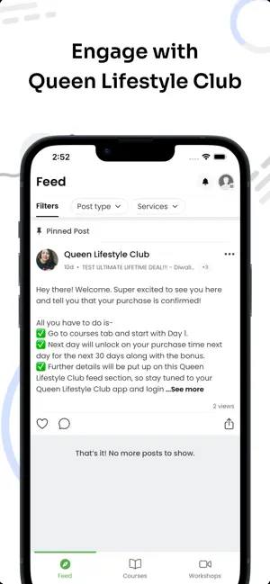Queen Lifestyle Club screenshot 2