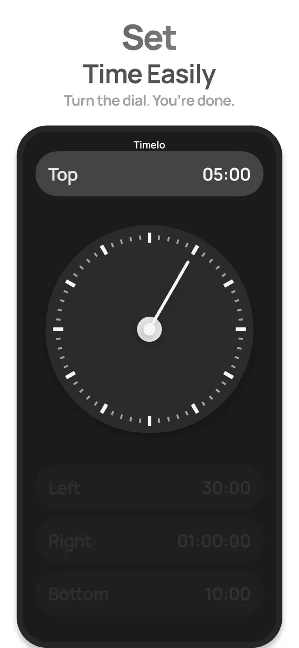 #3. Timer - Timelo (iOS) Ved: Vignesh Viswanathan