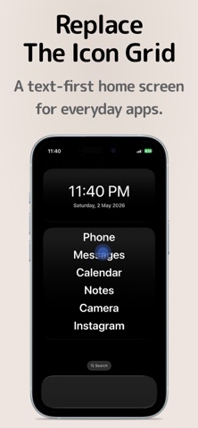 Blank Phone: Minimal Launcher screenshot