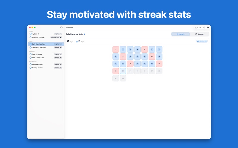 Weekwise: Habit Tracker app screenshot 3