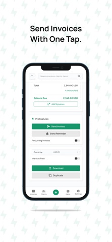 Invoice Generator App Screenshot 2 of 4