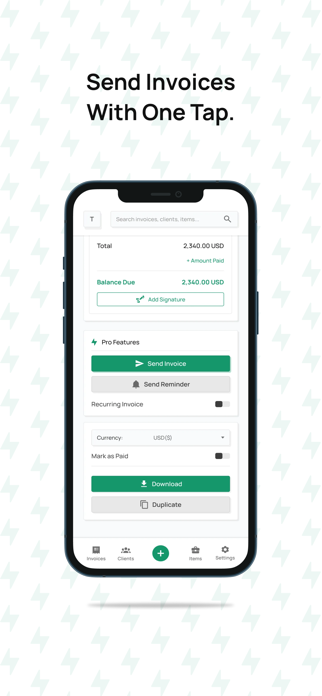 Invoice Generator App Screenshot 2 of 4
