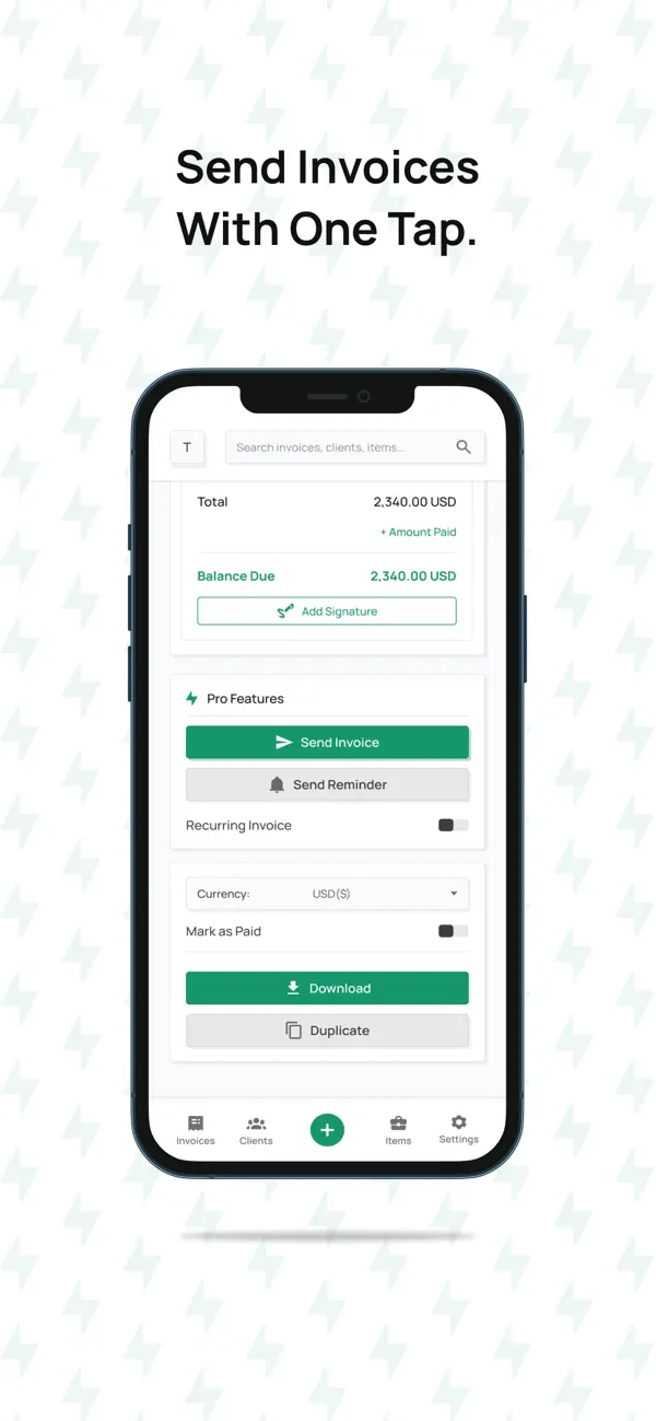 Screenshot #2 pour Invoice Generator App