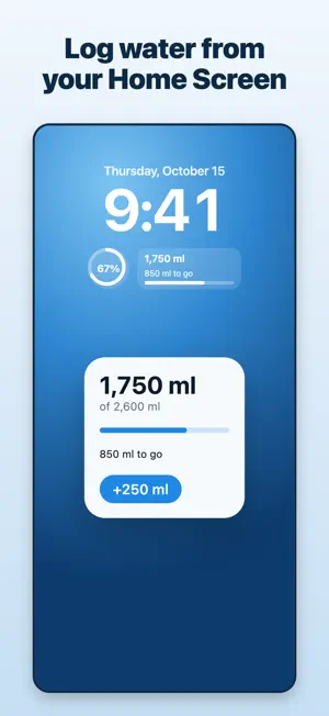 Sip: Calm Water Reminder & Log screenshot 2