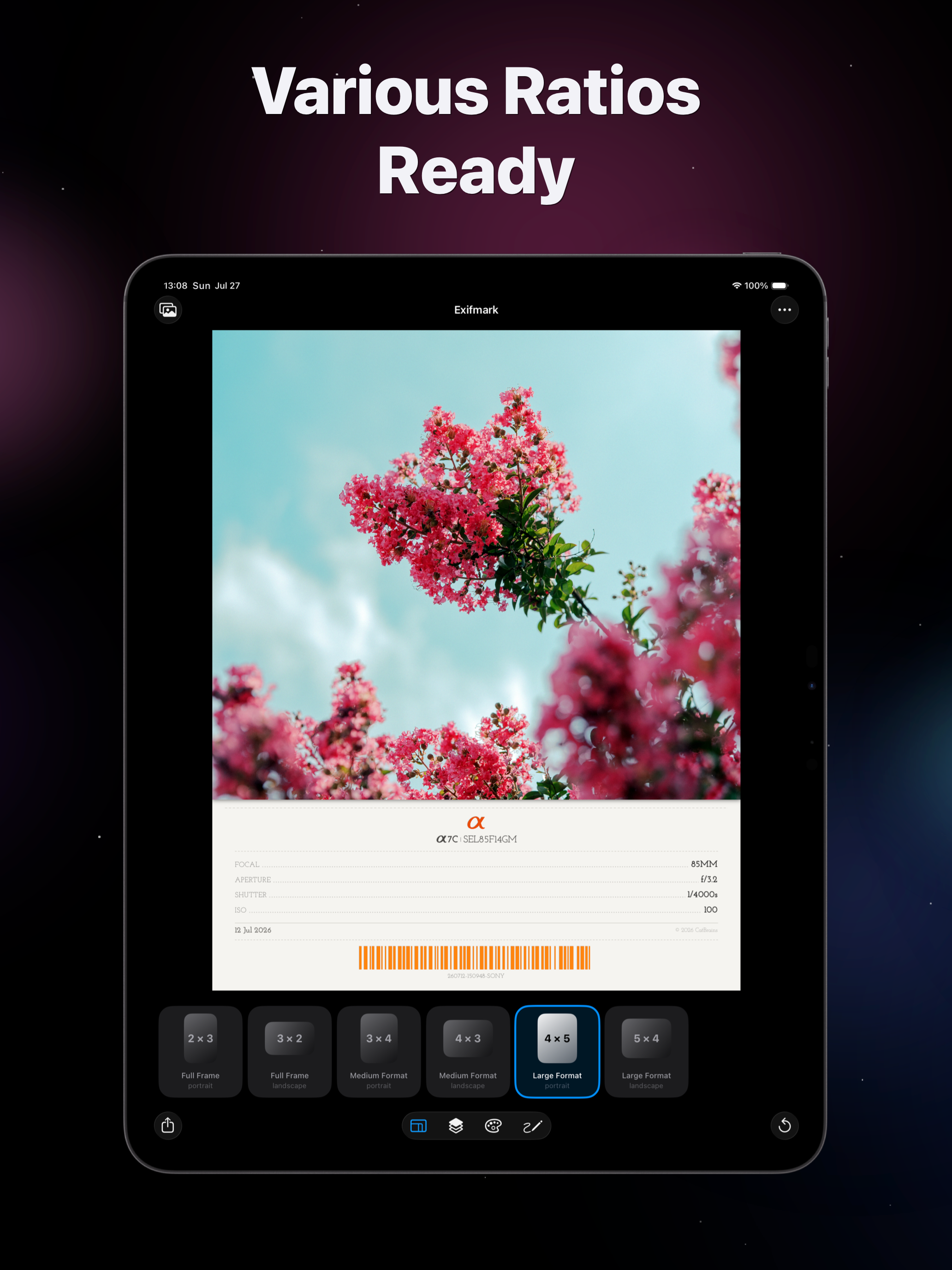 Exifmark - EXIF Photo Frame screenshot 17