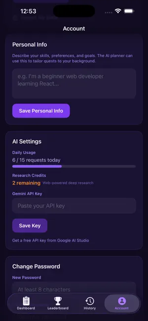 Task Quest AI screenshot 1