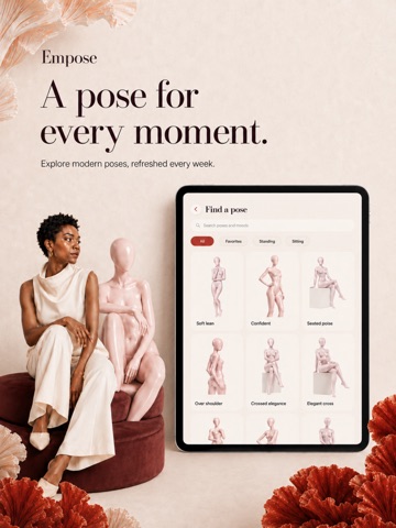 Empose: Aesthetic Poses iPad screenshot 1
