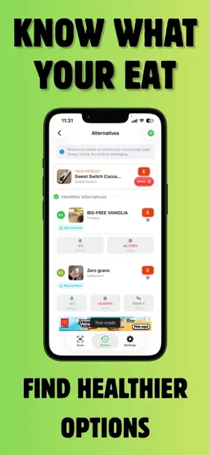 Alterix - Food Scanner screenshot 4