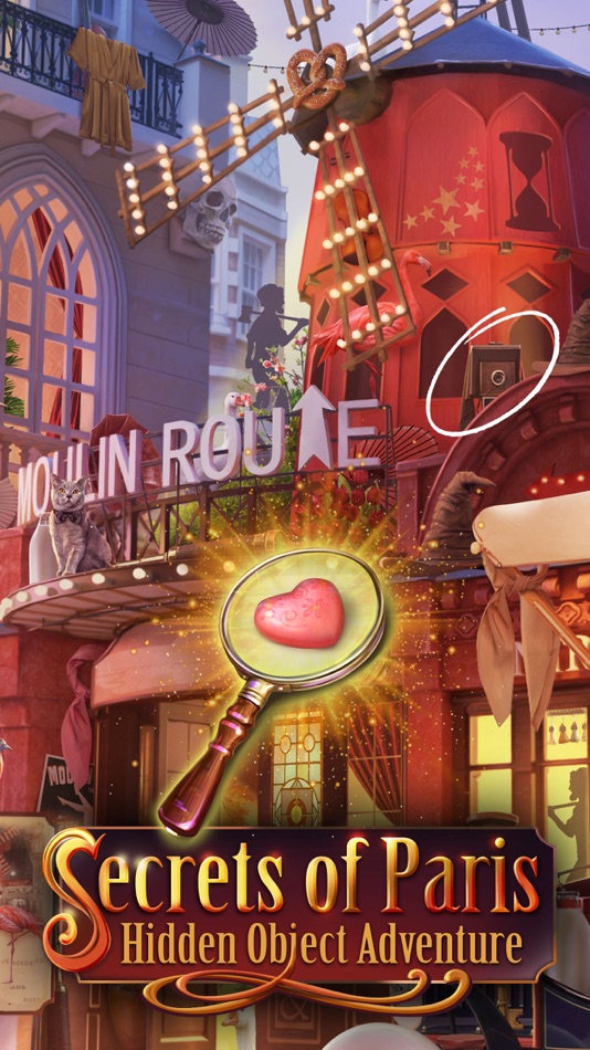 #1. Secrets of Paris Hidden Object (iOS) 由: BIGZUR, TOO