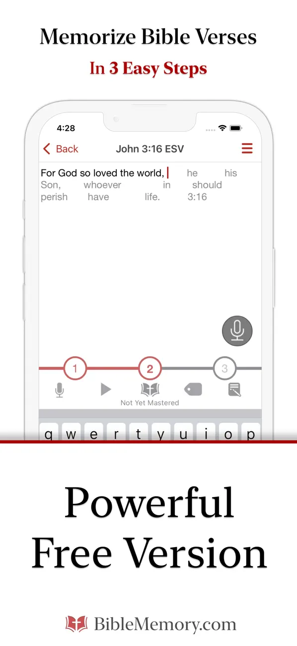 #1. The Bible Memory App (iOS) Ved: Millennial Apps, LLC