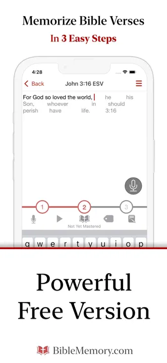 The Bible Memory App: Screenshot 1 von 10