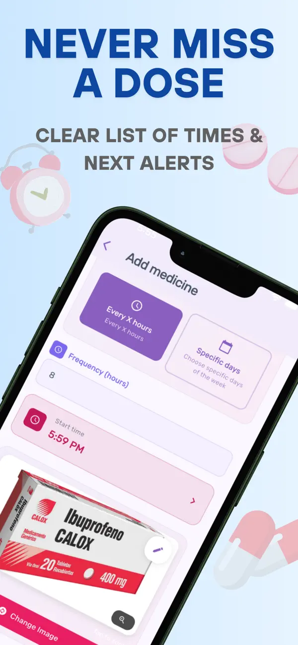 #4. Pill Reminder Simple alert (iOS) By: Devline Spa