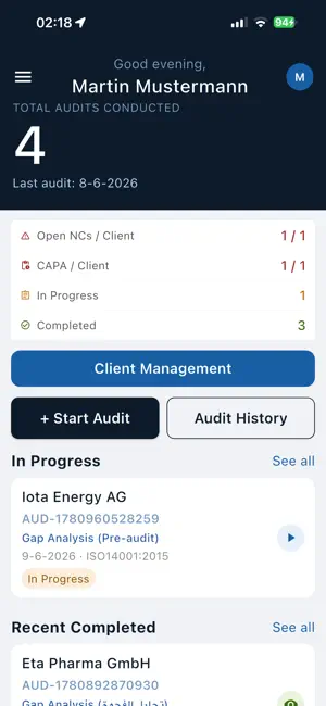 KPITRON Audit screenshot 1