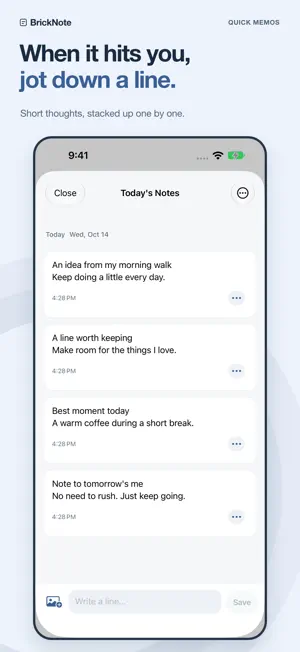 BrickNote - Quick Notes screenshot 1