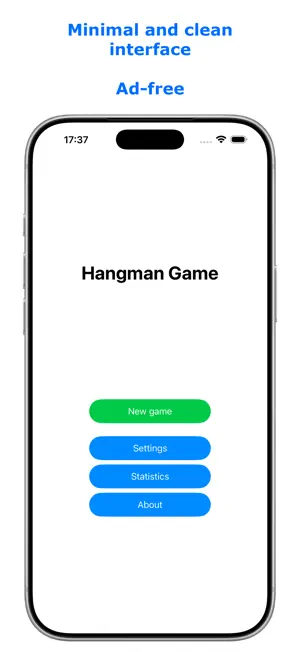 Simple Hangman - No Ads screenshot 4