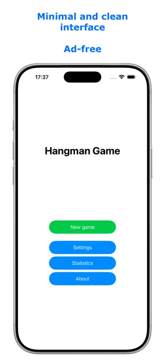 Simple Hangman - No Ads screenshot 4