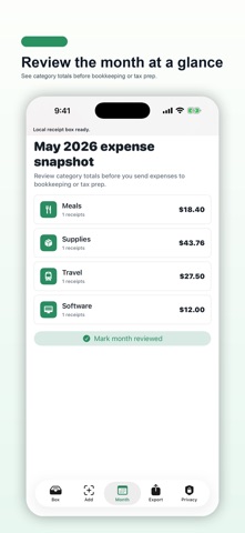 Receipt Ledger Mini screenshot