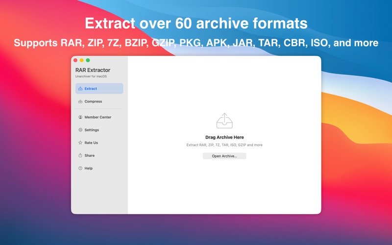 Screenshot #1 pour RAR Extractor-Unzip RAR ZIP 7Z