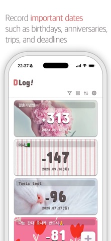 DLog! - Days log, countdown Screenshot 1 of 8