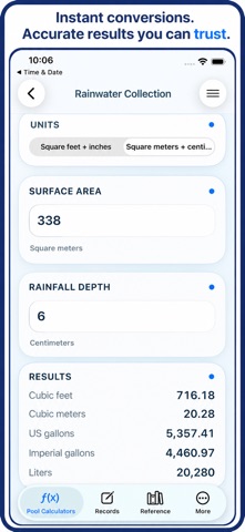 Pool Service Log & Calculator iPhone screenshot