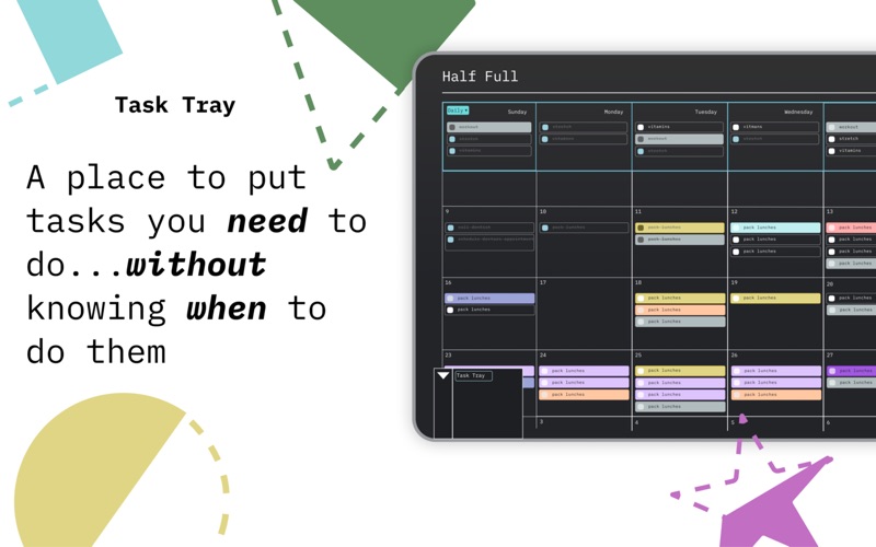 Half Full Productivity screenshot