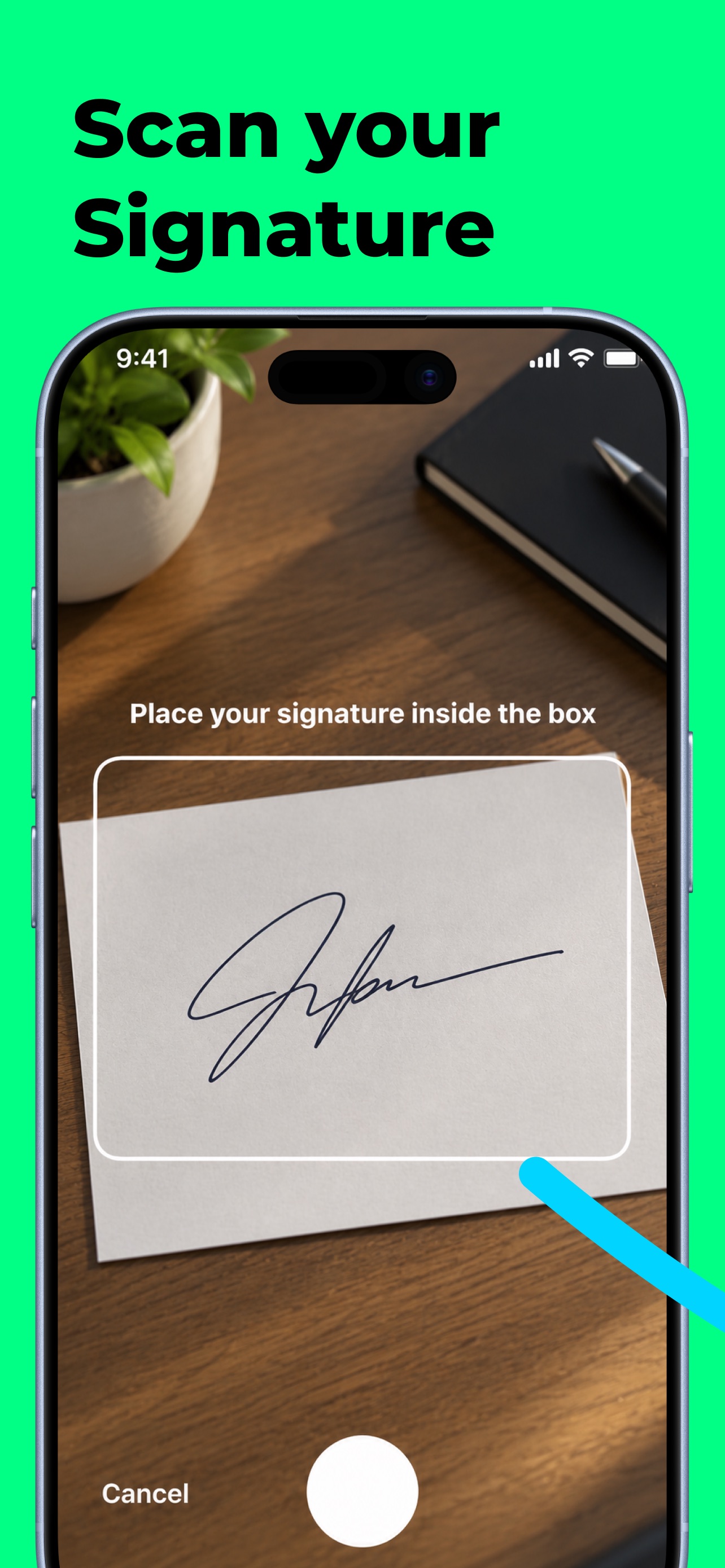 Screenshot 1 of Signature Scanner ► Esıgn App