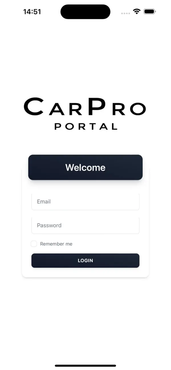 Screenshot #1 pour CarPro Portal