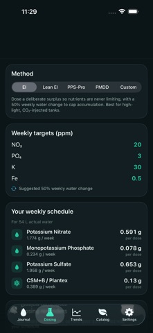 Aquascape Journal: Dosing Screenshot 4 of 8