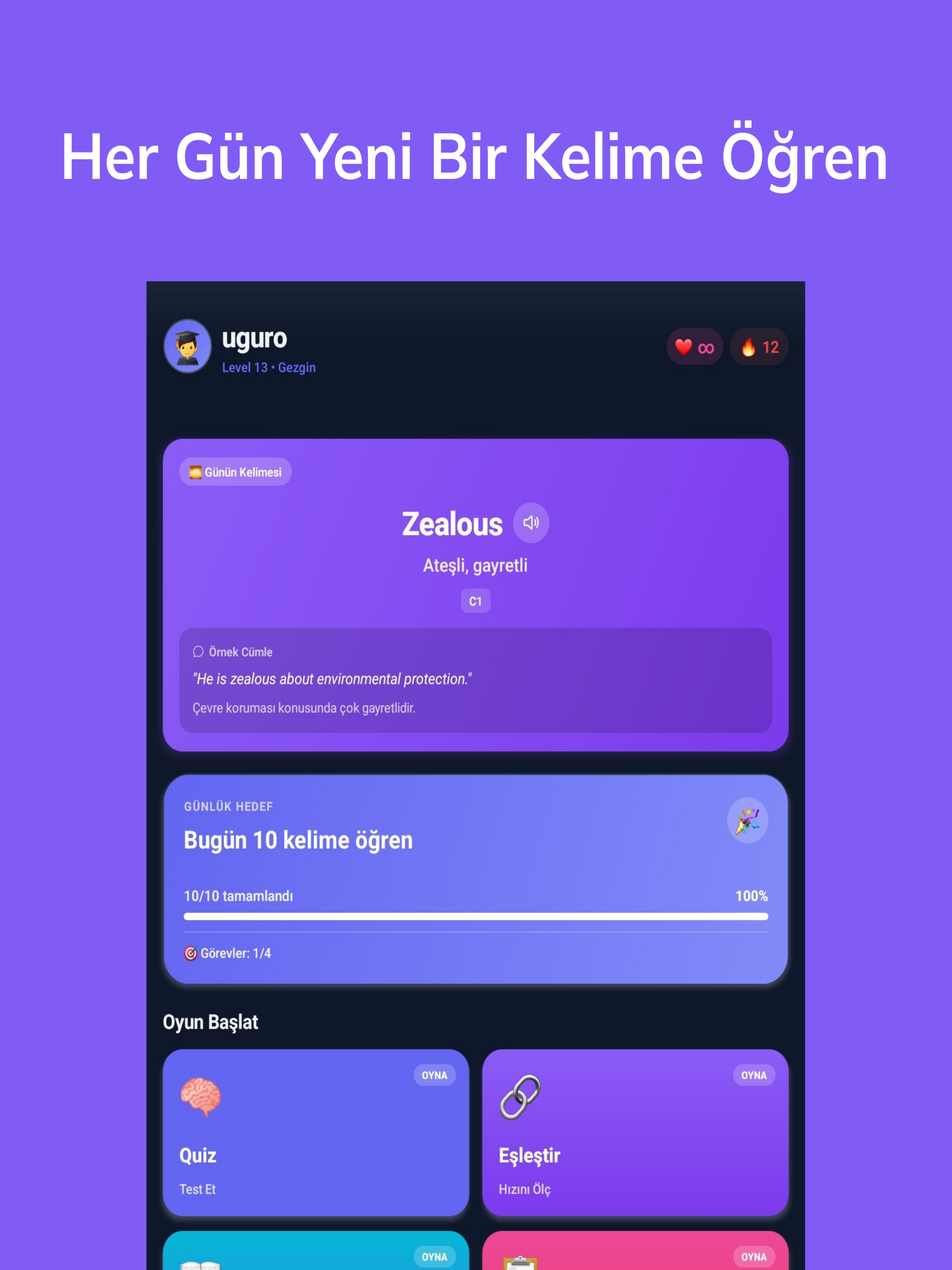 VocaLearn: İngilizce Pratik
