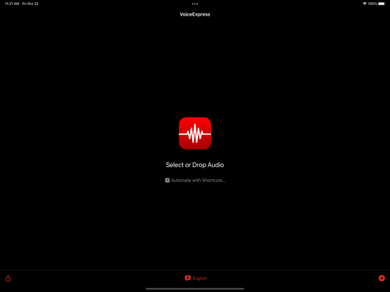 Screenshot #4 pour VoiceExpress: Audio to Text