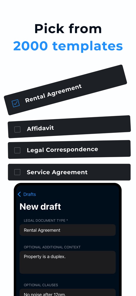 Contract Maker: Legal Draft - 비즈니스 앱 | MWM