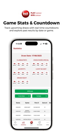 R&S Lotto App iPhone screenshot