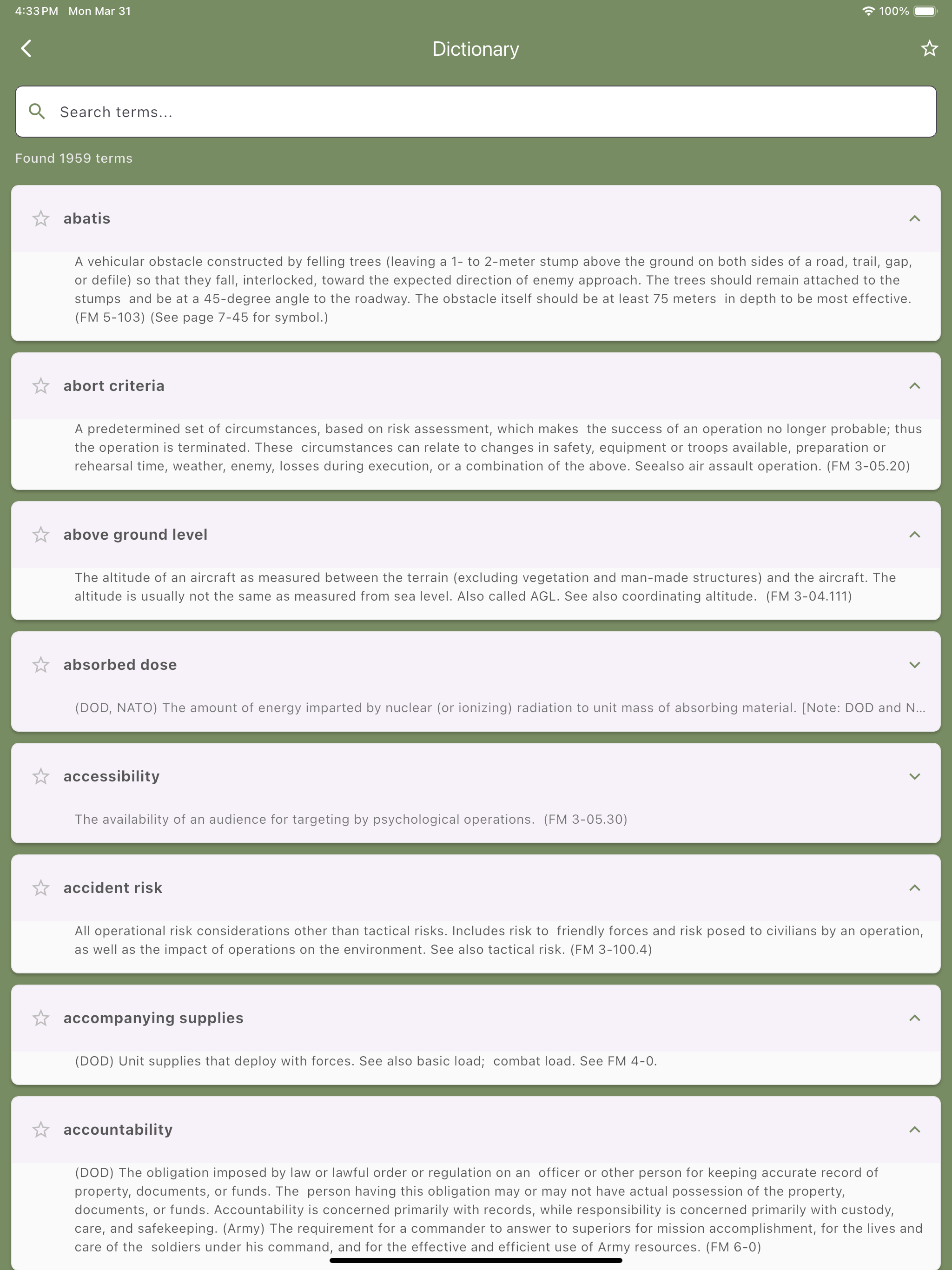 Army Tactics & Doctrine
