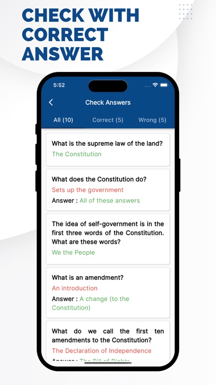 US Citizenship Test - Civics screenshot-6