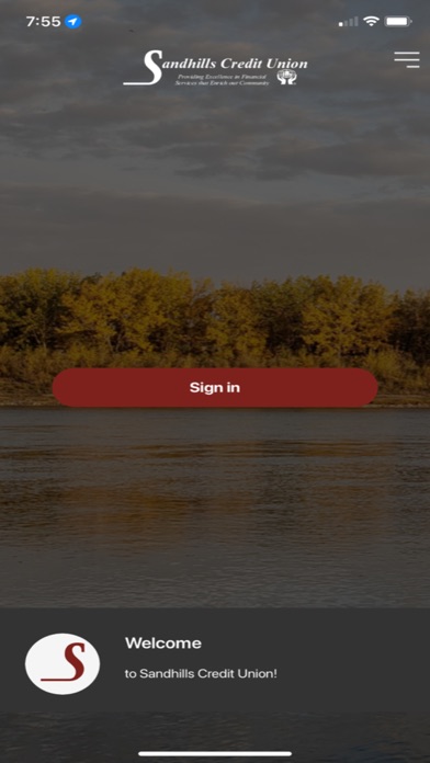 Sandhills Credit Union Screenshot