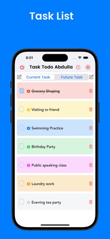 TaskTodo. iPhone screenshot
