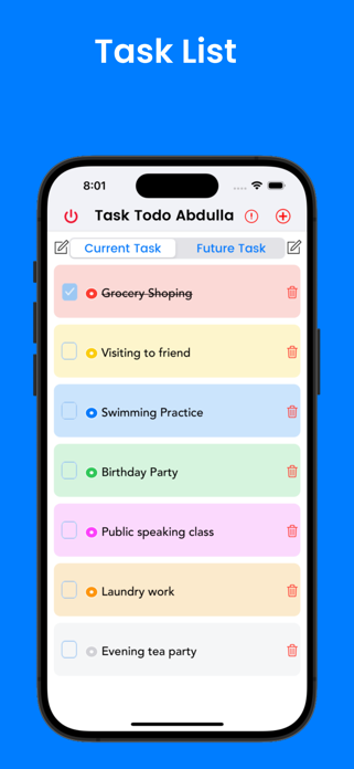 TaskTodo. Screenshot 2 of 3