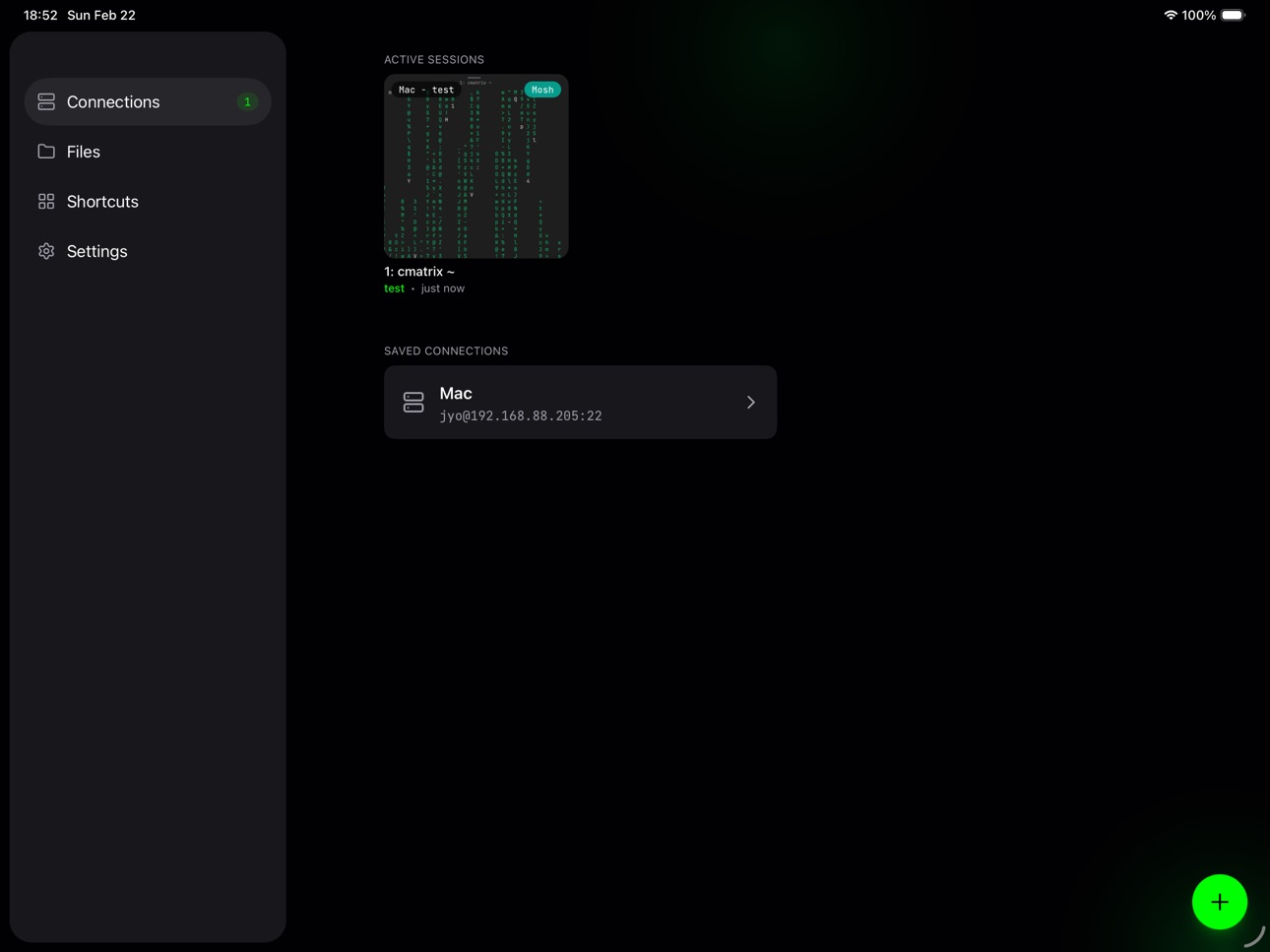 iPad screenshot