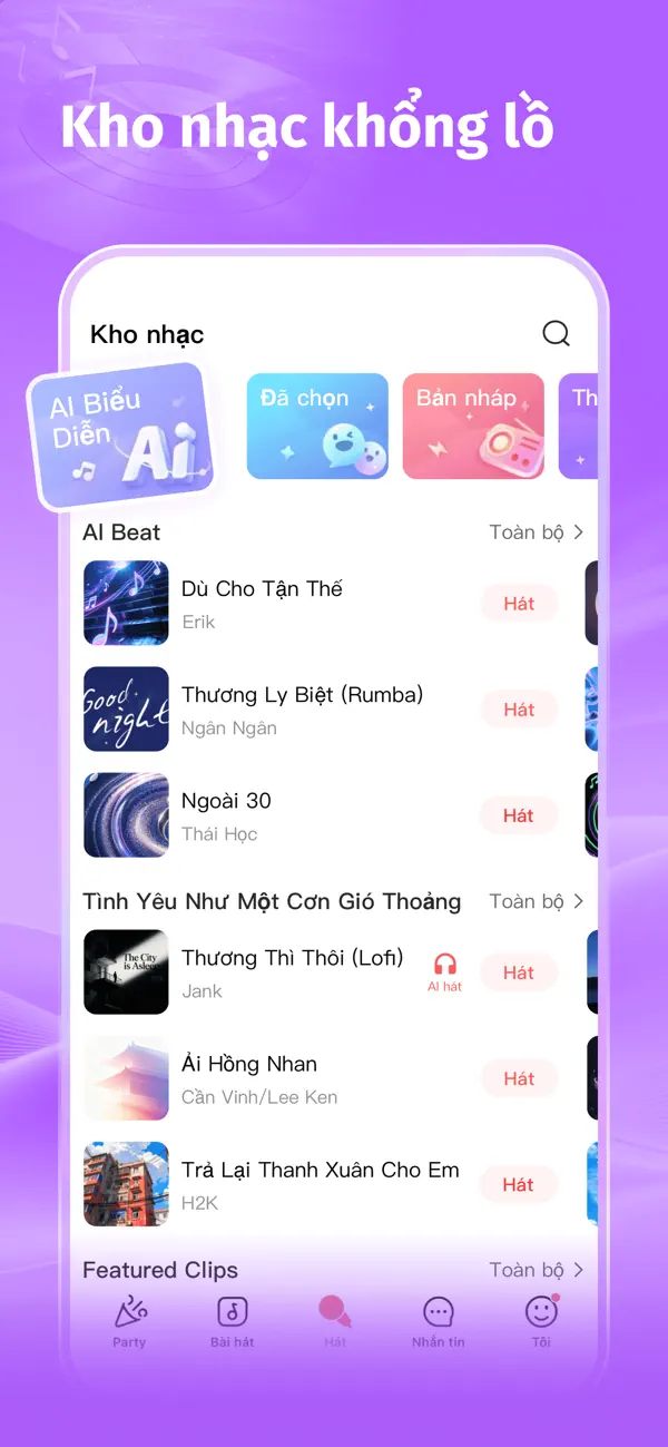 Screenshot #3 pour SingWow - Hát Kara & Hát AI