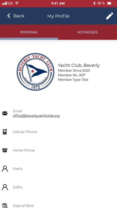 Beverly Yacht Club Screenshot
