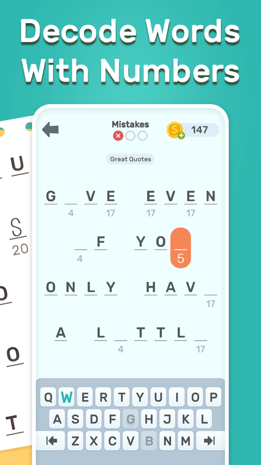 #2. Cryptogram Master (iOS) 来自: Oakever Games