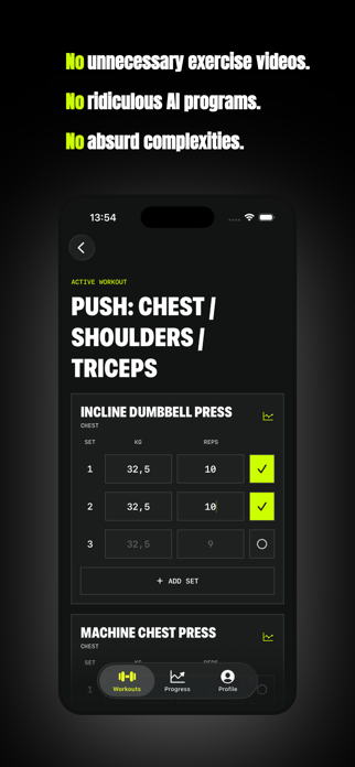 GymBook - Progress Tracker Screenshot 4 of 4