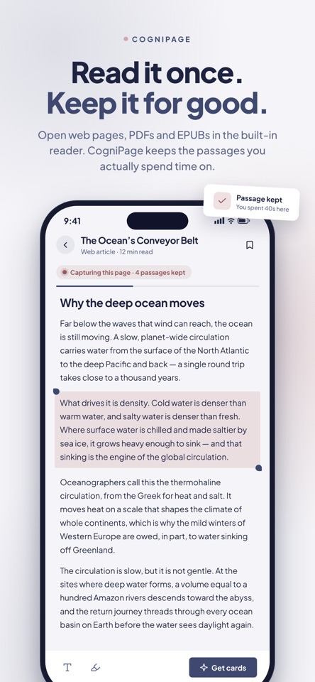 CogniPage screenshot 1